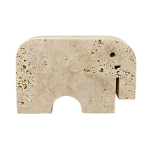 Load image into Gallery viewer, 1970s Original Travertine Elephant Sculpture by Enzo Mari for F.lli Mannelli Madinteriorart by Maden
