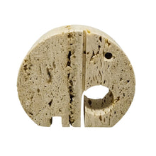 Load image into Gallery viewer, 1970s Original Travertine Elephant Sculpture by Enzo Mari for F.lli Mannelli scultura Madinteriorart by Maden
