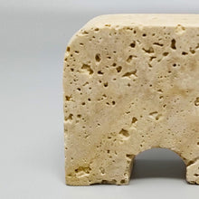 Load image into Gallery viewer, 1970s Original Travertine Rhinoceros Sculpture by Enzo Mari for F.lli Mannelli Madinteriorart by Maden
