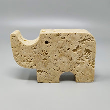 Load image into Gallery viewer, 1970s Original Travertine Rhinoceros Sculpture by Enzo Mari for F.lli Mannelli Madinteriorart by Maden
