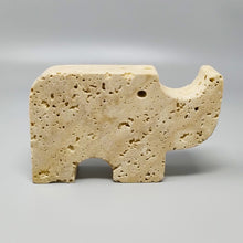 Load image into Gallery viewer, 1970s Original Travertine Rhinoceros Sculpture by Enzo Mari for F.lli Mannelli Madinteriorart by Maden
