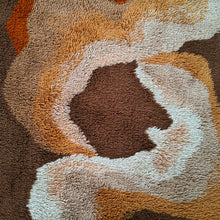 Load image into Gallery viewer, 1970s Space Age Wool Rug | Mid-Century Modern Organic Wave Pattern. Made in Italy tappeto Madinteriorart by Maden
