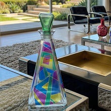 Load image into Gallery viewer, 1970s Stunning Decanter or Decorative Bottle by Luigi Bormioli. Made in Italy - Madinteriorart by Maden
