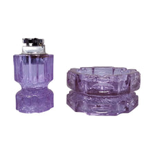 Load image into Gallery viewer, 1970s Stunning Purple Smoking Set By Antonio Imperatore in Murano Glass. Made in Italy Madinteriorart by Maden
