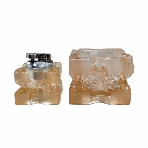 1970s Stunning Smoking Set By Antonio Imperatore in Murano Glass. Made in Italy Madinteriorart by Maden