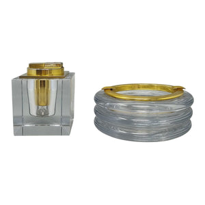 1970s Stunning Smoking Set By Antonio Imperatore in Murano Glass. Madinteriorart by Maden
