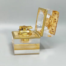 Load image into Gallery viewer, 1970s Stunning Smoking Set by Stilform in Lucite and Brass Galvanized Gold 24K. Made in Italy Madinteriorart by Maden
