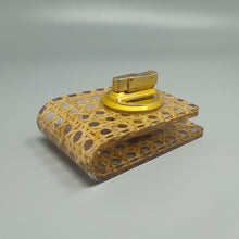 Load image into Gallery viewer, 1970s Stunning Smoking Set in Vienna Straw By Geolel. Made in Italy Madinteriorart by Maden
