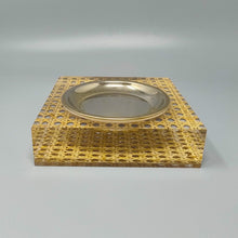 Load image into Gallery viewer, 1970s Stunning Smoking Set in Vienna Straw By Geolel. Made in Italy Madinteriorart by Maden
