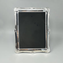 Load image into Gallery viewer, 1970s Vintage Italian Silver-Plated and Glass Photo Frame with Shell Motifs Madinteriorart by Maden
