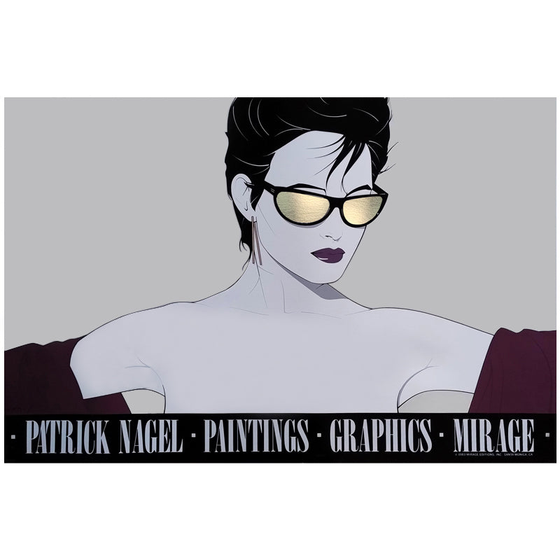 1980s Original Gorgeous Patrick Nagel 