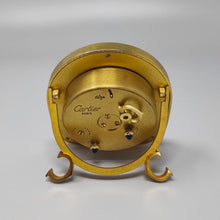 Load image into Gallery viewer, 1980s Cartier Art Deco Style Alarm Clock 24K Gold Plated. Made in Swiss Madinteriorart by Maden

