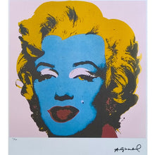 Load image into Gallery viewer, 1980s Gorgeous Andy Warhol &quot;Marilyn&quot; Limited Edition Lithograph Madinteriorart by Maden
