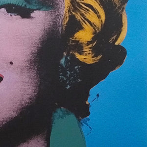 1980s Gorgeous Andy Warhol "Marilyn" Limited Edition Lithograph Madinteriorart by Maden