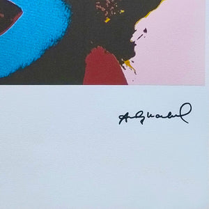 1980s Gorgeous Andy Warhol "Marilyn" Limited Edition Lithograph Madinteriorart by Maden