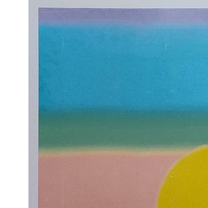1980s Gorgeous Andy Warhol "Sunrise" Limited Edition Lithograph Madinteriorart by Maden