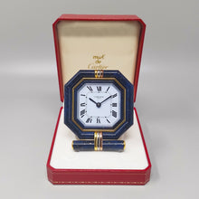 Load image into Gallery viewer, 1980s Gorgeous Cartier Alarm Clock Pendulette. Made in Swiss Madinteriorart by Maden
