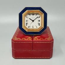 Load image into Gallery viewer, 1980s Gorgeous Cartier Alarm Clock Pendulette. Made in Swiss Madinteriorart by Maden
