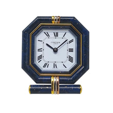 Load image into Gallery viewer, 1980s Gorgeous Cartier Alarm Clock Pendulette. Made in Swiss Madinteriorart by Maden
