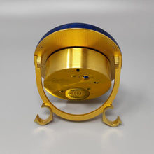 Load image into Gallery viewer, 1980s Gorgeous Cartier Alarm Clock Pendulette Lapis Lazuli. Made in Swiss
