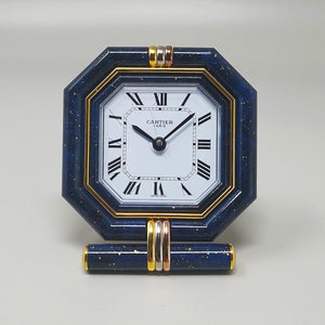 1980s Gorgeous Cartier Alarm Clock Pendulette. Made in Swiss Madinteriorart by Maden