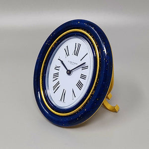 1980s Gorgeous Cartier Alarm Clock Pendulette. Made in Swiss Madinteriorart by Maden