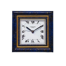 Load image into Gallery viewer, 1980s Gorgeous Cartier Alarm Clock Pendulette. Made in Swiss Madinteriorart by Maden
