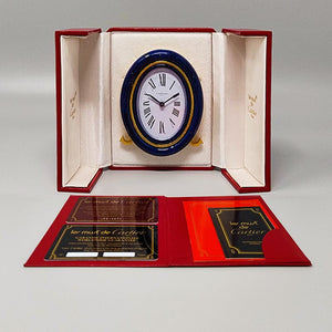 1980s Gorgeous Cartier Alarm Clock Pendulette. Made in Swiss Madinteriorart by Maden