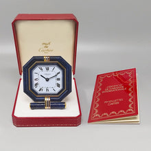 Load image into Gallery viewer, 1980s Gorgeous Cartier Alarm Clock Pendulette. Made in Swiss Madinteriorart by Maden
