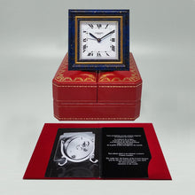 Load image into Gallery viewer, 1980s Gorgeous Cartier Alarm Clock Pendulette. Made in Swiss Madinteriorart by Maden
