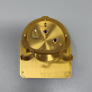 1980s Gorgeous Cartier Romane Alarm Clock Pendulette. Made in Swiss Madinteriorart by Maden