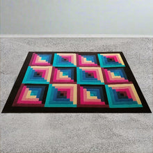 Load image into Gallery viewer, 1980s Gorgeous Geometric Italian Woolen Rug by Missoni for T&amp;J Vestor Madinteriorart by Maden
