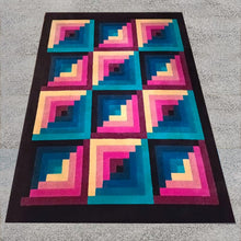 Load image into Gallery viewer, 1980s Gorgeous Geometric Italian Woolen Rug by Missoni for T&amp;J Vestor Madinteriorart by Maden
