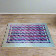 Load image into Gallery viewer, 1980s Gorgeous Geometric Italian Woolen Rug by Missoni for T&amp;J Vestor tappeto Madinteriorart by Maden
