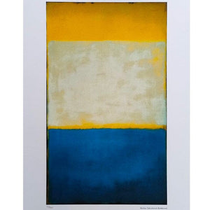 1980s Gorgeous Mark Rothko Limited Edition Lithograph Madinteriorart by Maden