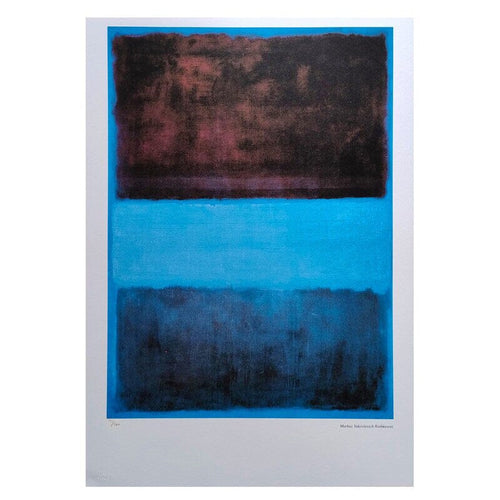 1980s Gorgeous Mark Rothko Limited Edition Lithograph Madinteriorart by Maden