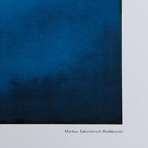 1980s Gorgeous Mark Rothko Limited Edition Lithograph Madinteriorart by Maden
