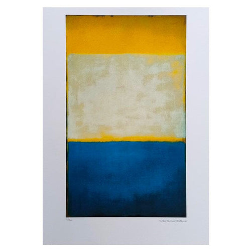 1980s Gorgeous Mark Rothko Limited Edition Lithograph Madinteriorart by Maden