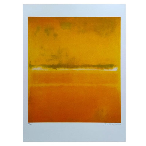 1980s Gorgeous Mark Rothko Limited Edition Lithograph Madinteriorart by Maden