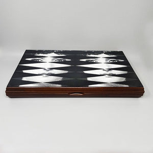 1980s Gorgeous Piero Fornasetti Backgammon in Excellent condition. Made in Italy Madinteriorart by Maden