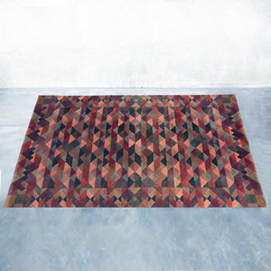 1980s Gorgeous Woolen Rug by Missoni for T&J Vestor Called "Luxor". Made in Italy Madinteriorart by Maden