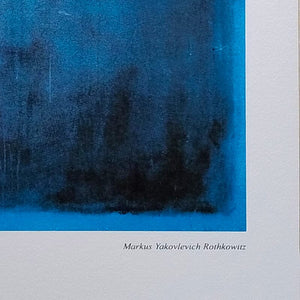 1980s Original Gorgeous Mark Rothko Limited Edition Lithograph Madinteriorart by Maden