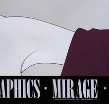 Load image into Gallery viewer, 1980s Original Gorgeous Patrick Nagel &quot;Silver Foiled Sunglasses&quot; Art Poster. Madinteriorart by Maden
