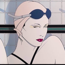 Load image into Gallery viewer, 1980s Original Gorgeous Patrick Nagel &quot;The Book&quot; Lithograph. (Copy) Madinteriorart by Maden
