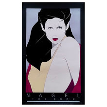 Load image into Gallery viewer, 1980s Original Gorgeous Patrick Nagel &quot;The Book&quot; Lithograph. Made in U.S.A. Madinteriorart by Maden
