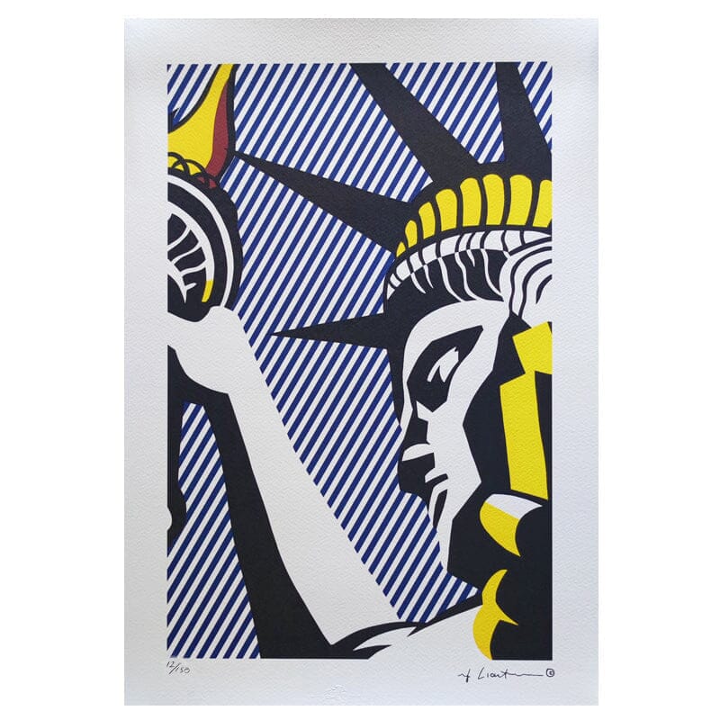 1980s Original Stunning Roy Lichtenstein 