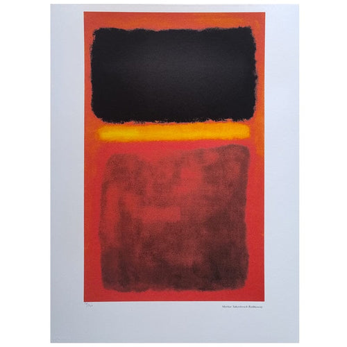 1980sGorgeous Mark Rothko Limited Edition Lithograph Madinteriorart by Maden