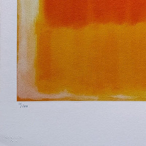 1980sGorgeous Mark Rothko Limited Edition Lithograph Madinteriorart by Maden