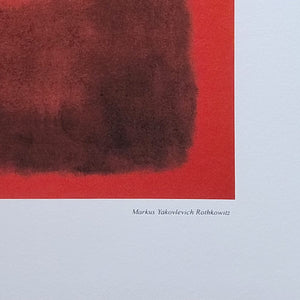 1980sGorgeous Mark Rothko Limited Edition Lithograph Madinteriorart by Maden