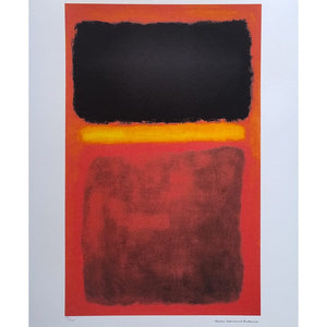 1980sGorgeous Mark Rothko Limited Edition Lithograph Madinteriorart by Maden